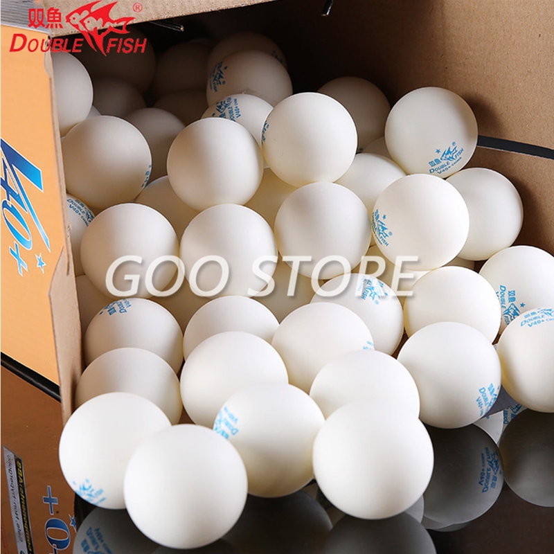 Donic Table Tennis Ball - 100個入り ダブルフィッシュ V40+ 1スター ABS 新プラスチック製