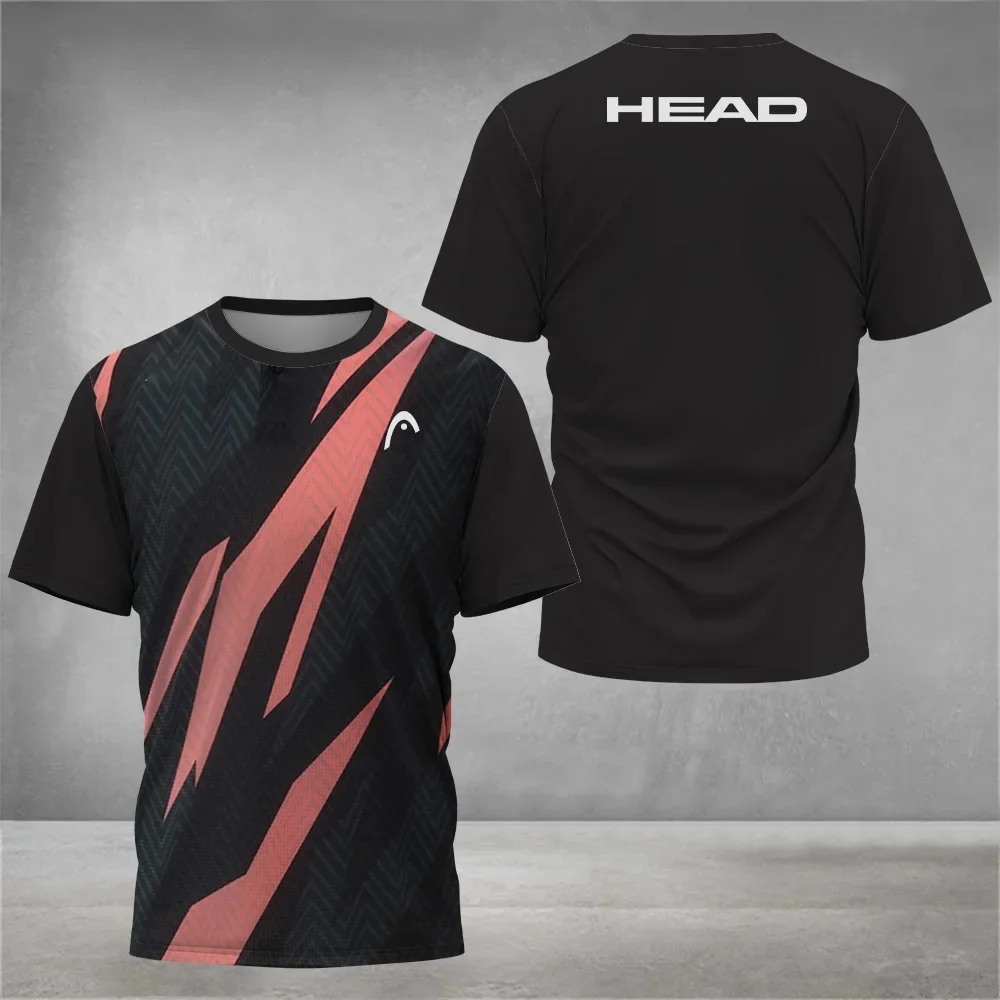 Table Tennis Xu Xin - 夏通気性メンズ Tシャツ屋外バドミントン卓球ジャージ O ネック半袖ルーズトップ新しい登山服