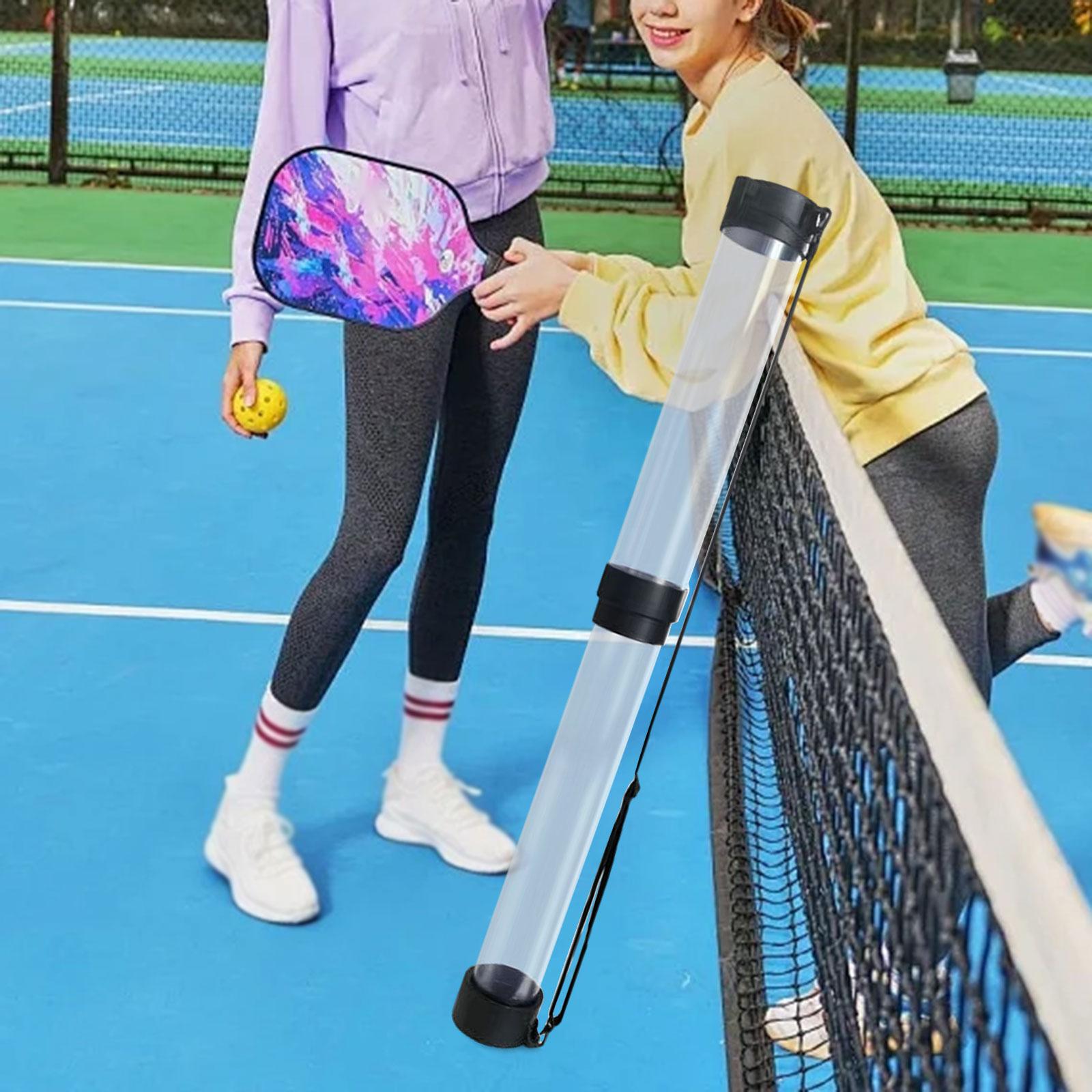 Table Tennis Youtube - テニスボールピックアップチューブキャリアテニスボールホルダーピッカー伸縮式テニストレーニング機器ツール卓球バドミントン用