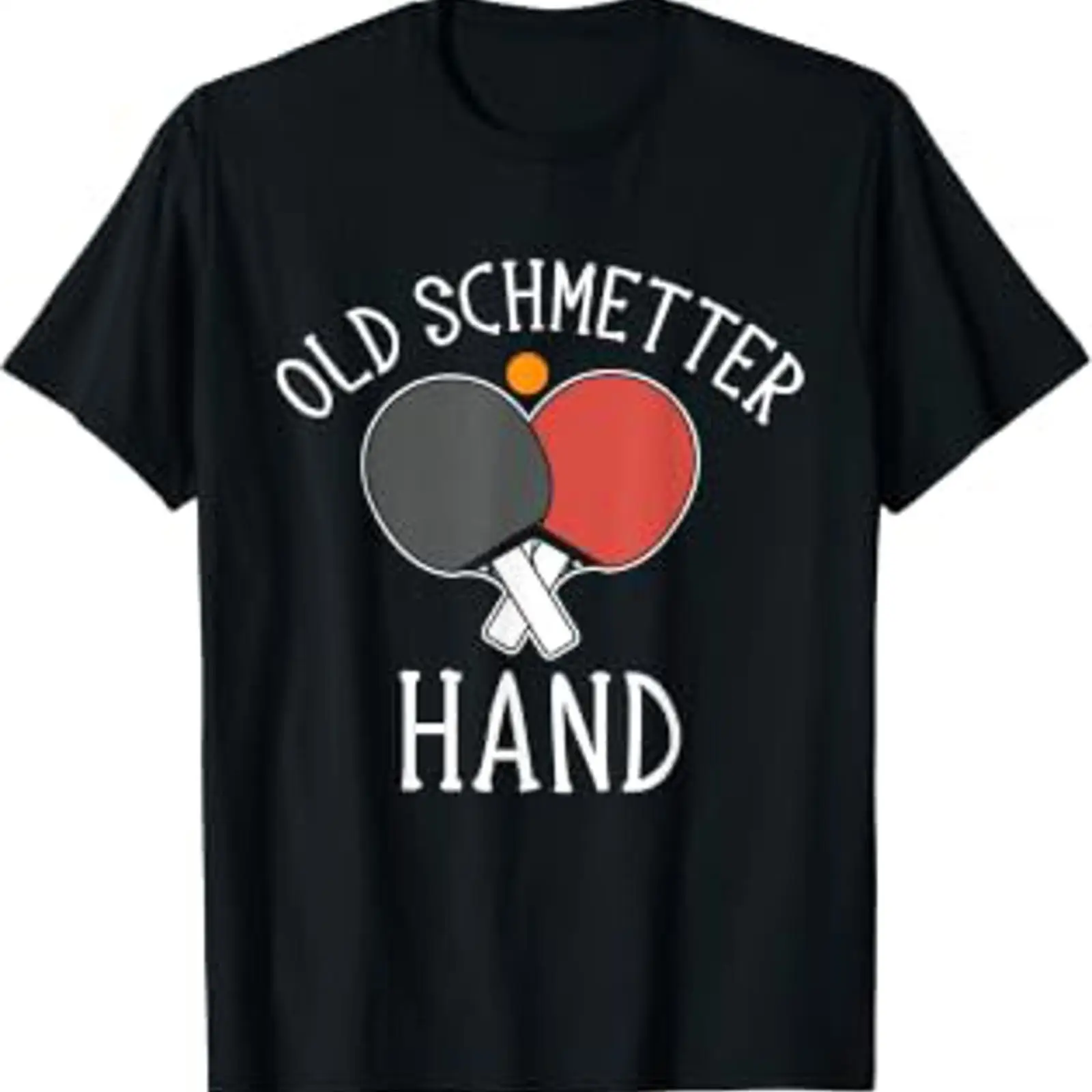 Table Tennis Shorts - オールド・シュメッター ハンド・テーブルテニス ファニー・プレイヤー Tシャツ ブラック S
