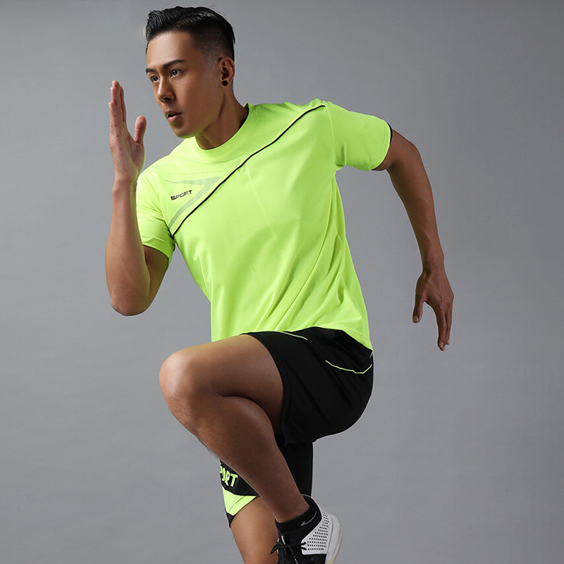 Table Tennis Shorts - 高品質テニスジャージバドミントンシャツショーツセット男性卓球セットピンポン服バドミントンジョギングスポーツスーツ