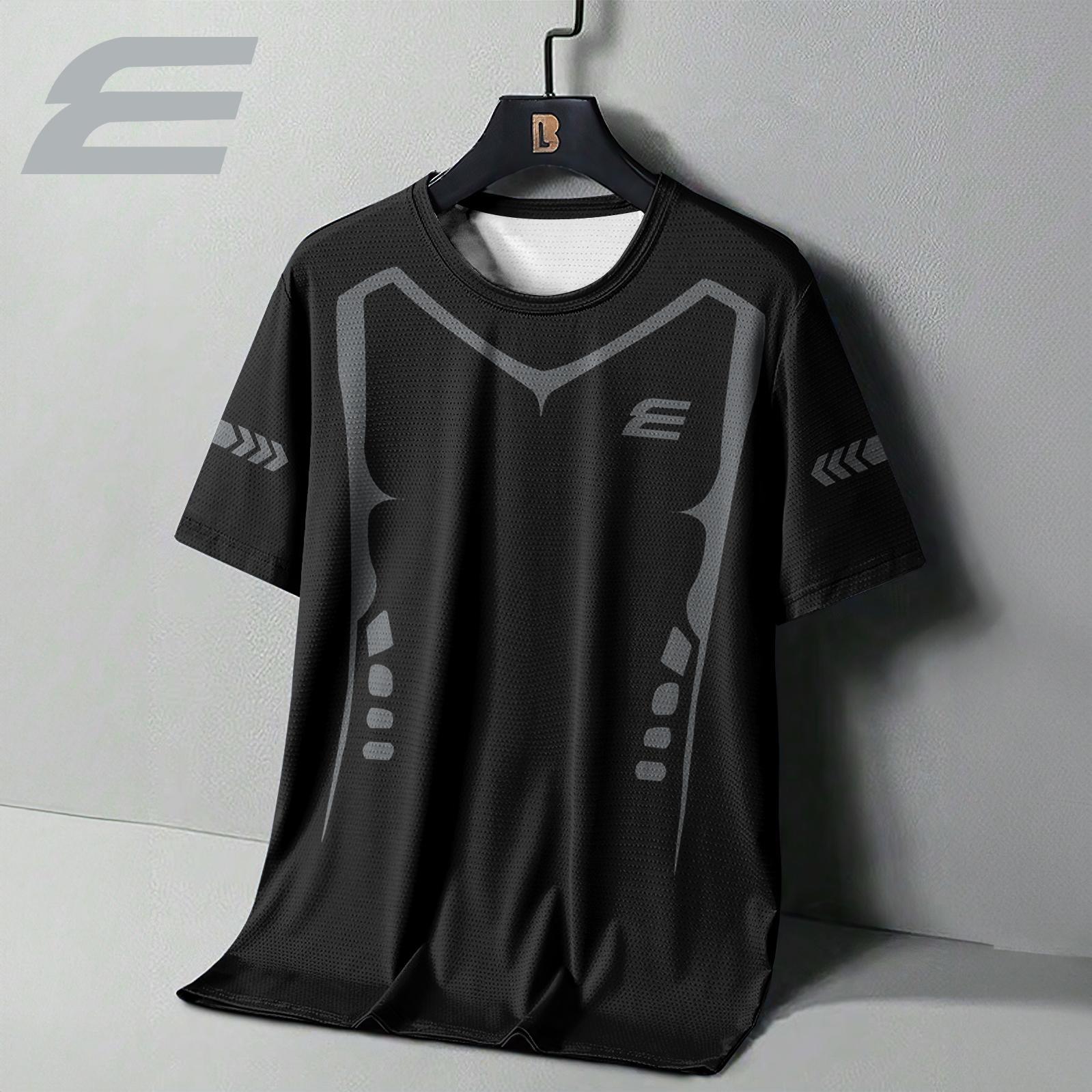 Table Tennis Shorts - 3D メンズ Tシャツテニススポーツラウンドネックカジュアル Tシャツアウトドアスポーツショートスリーブシャツ夏卓球速乾性トップス