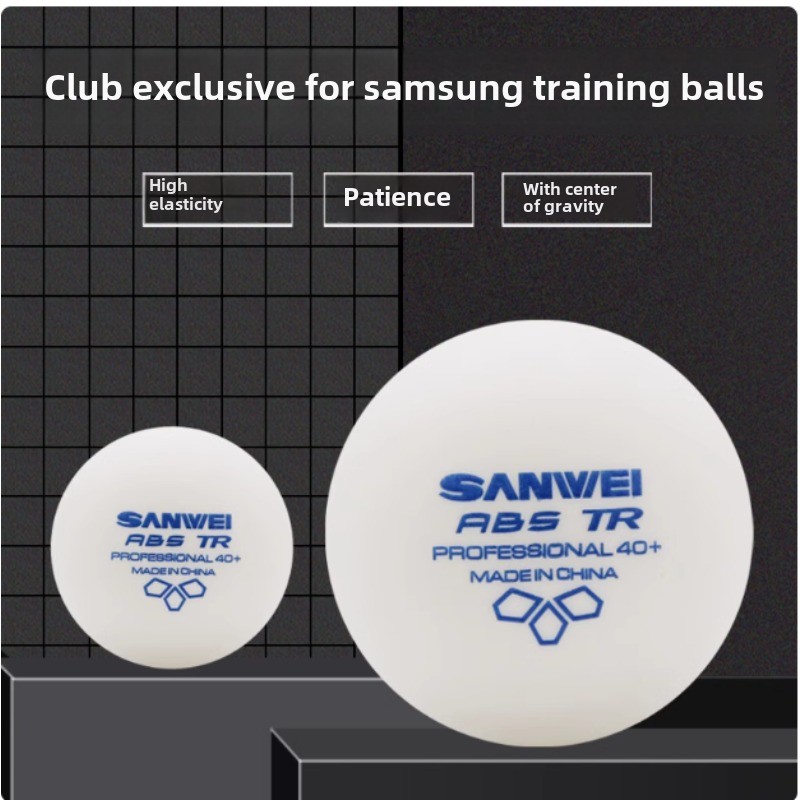 Donic Table Tennis Ball - 100個入り サンウェイ新素材プラスチック卓球ボール ピンポンラケットボール ABS 40+ ロボット用