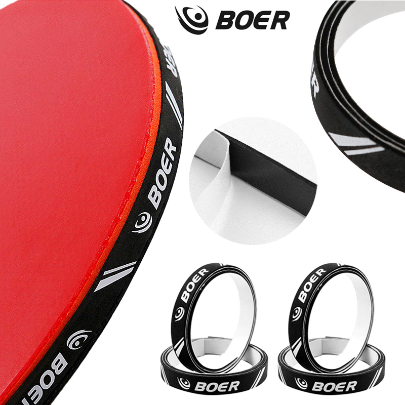 Donic Table Tennis Ball - 自己粘着スポンジエッジテープ卓球ラケットエッジガード厚みのある衝突防止拡張された卓球バットサイドプロテクターストリップ