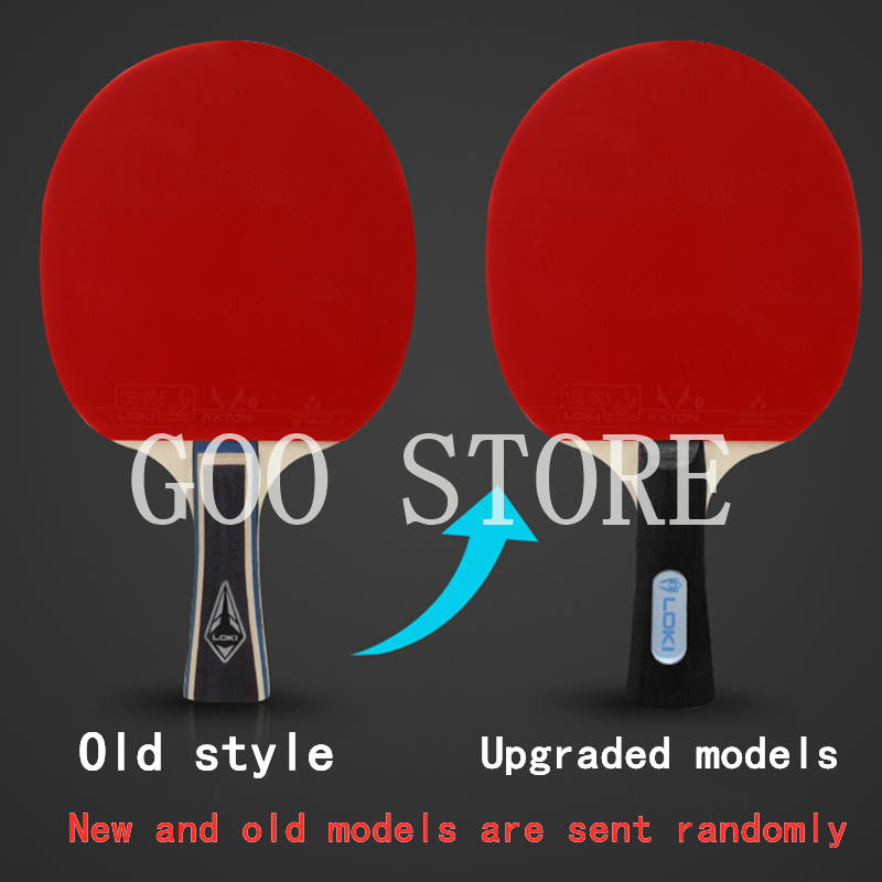 Table Tennis Youtube - LOKI K1000 プロフェッショナル卓球ラケットセット カーボンファイバーチューブテクノロジー ピンポンバット 競技用パワフルピンポンパドル