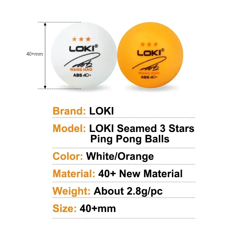 50/100個入り ロキ卓球ボール 3スター 40+ 新型A - Donic Table Tennis Ball のレビューと価格