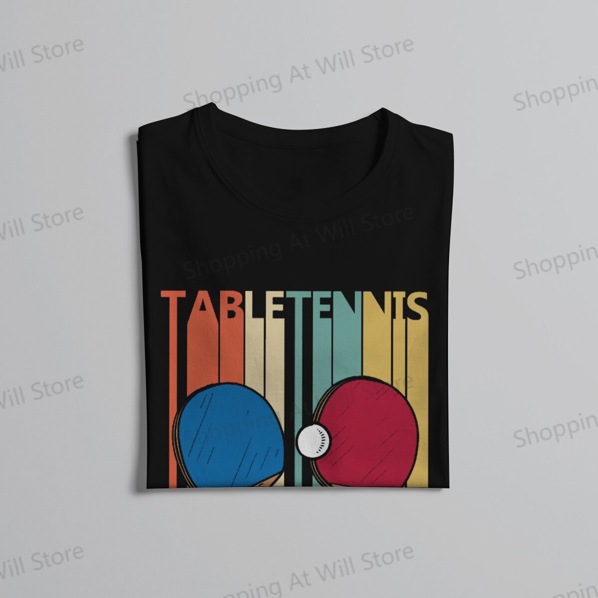 男性と女性のためのビンテージスタイルのTシャツ,ノベルティ, - Table Tennis Shorts のレビューと価格