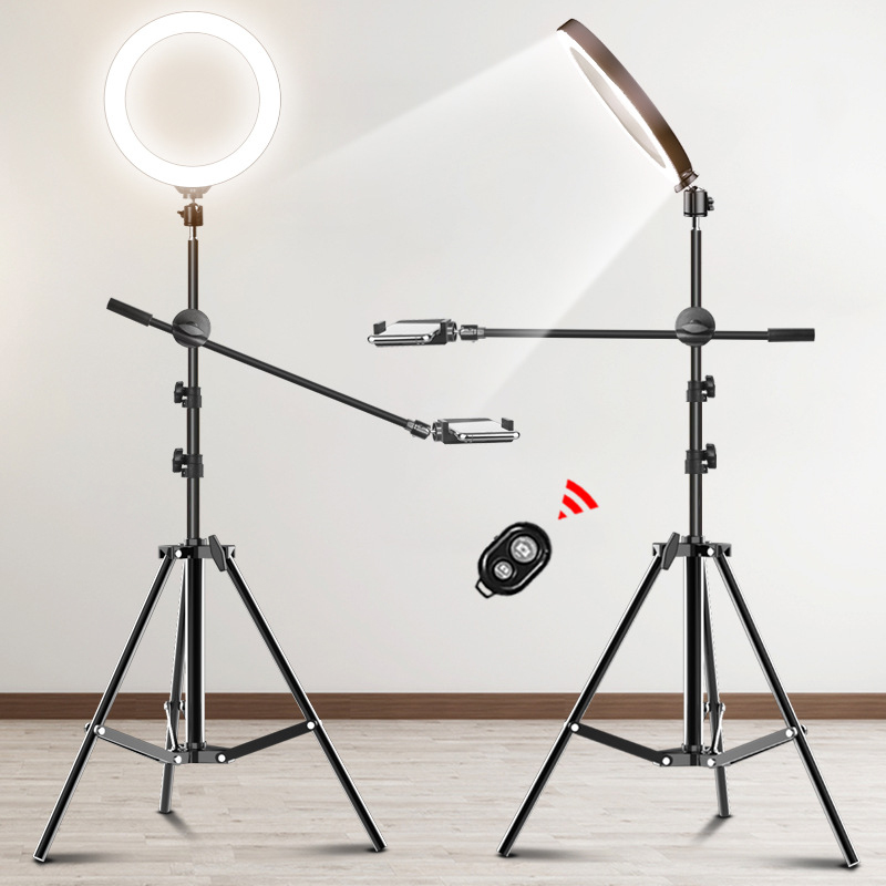 Selfie LED リングライト 調節可能な卓上電話撮影ブ - Table Tennis Youtube のレビューと価格
