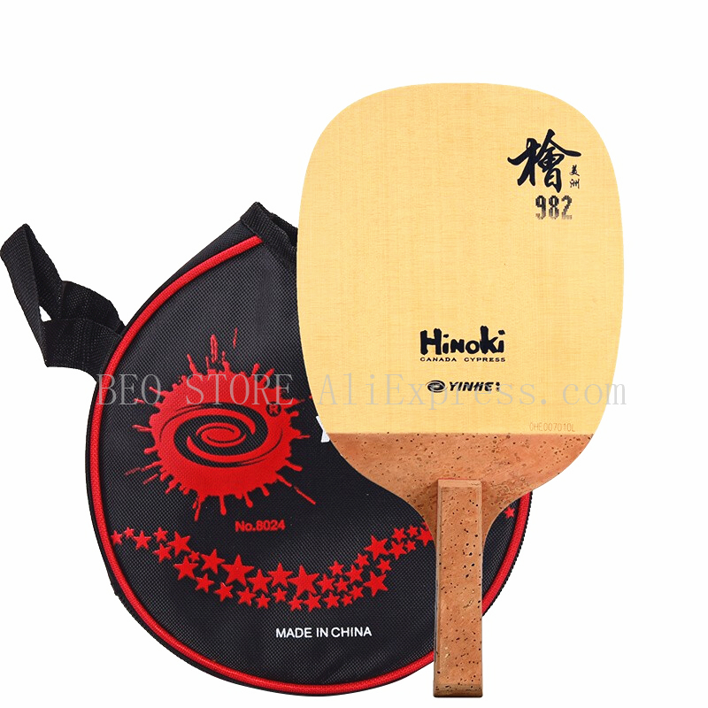 YINHE 982 日本製ペンホールド式JS檜卓球ブレード/ - Table Tennis In Chinese のレビューと価格
