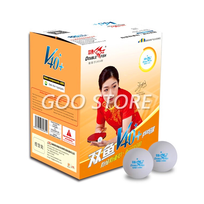 100個入り ダブルフィッシュ V40+ 1スター ABS  - Donic Table Tennis Ball のレビューと価格