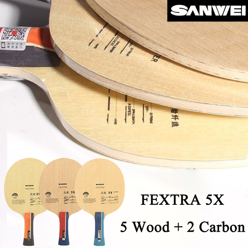 SANWEI FEXTRA 5X 卓球ブレード 5ウッド 2 - Table Tennis Paddles のレビューと価格