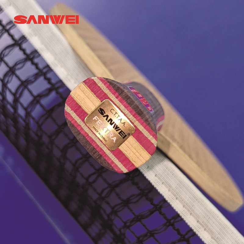新しいSANWEI FEXTRA 7卓球ブレード7枚合板リム - Table Tennis Paddles のレビューと価格