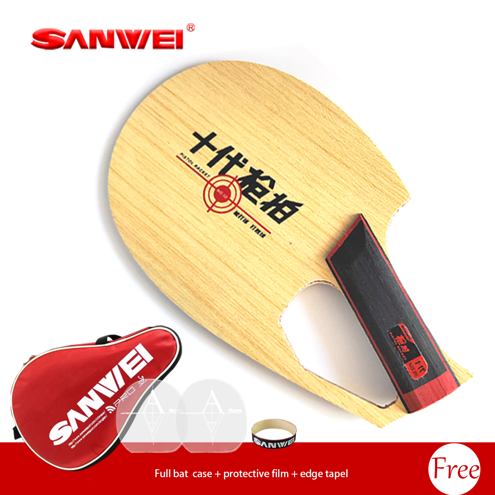 オリジナルSANWEI特許取得済みピストル型ラケットシェーク - Table Tennis Paddles のレビューと価格