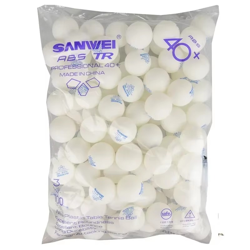 100個入り サンウェイ新素材プラスチック卓球ボール ピンポ - Donic Table Tennis Ball のレビューと価格