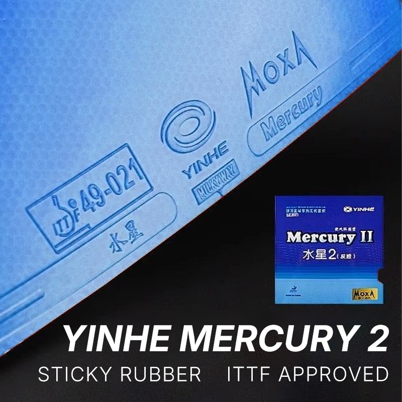 YINHE マーキュリー 2 ブルー卓球ラバー粘着性のあるピ - Donic Table Tennis Ball のレビューと価格