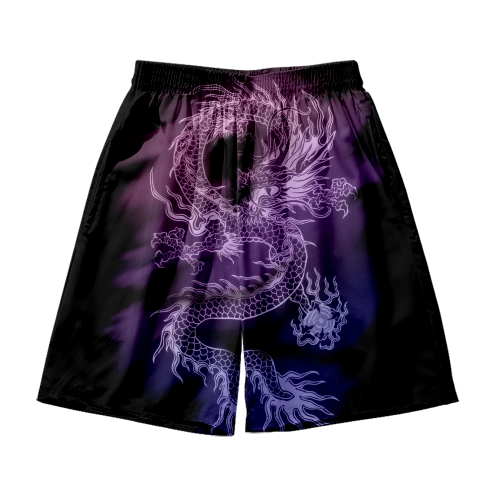 原宿ドラゴンプリント卓球ショーツ男性女性用速乾性大型サイズ  - Table Tennis Shorts のレビューと価格