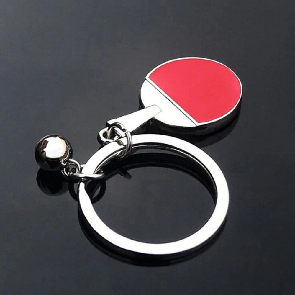 ミニピンポンバットボールキーホルダー 亜鉛合金製 ミニピンポ - Table Tennis Keychain のレビューと価格