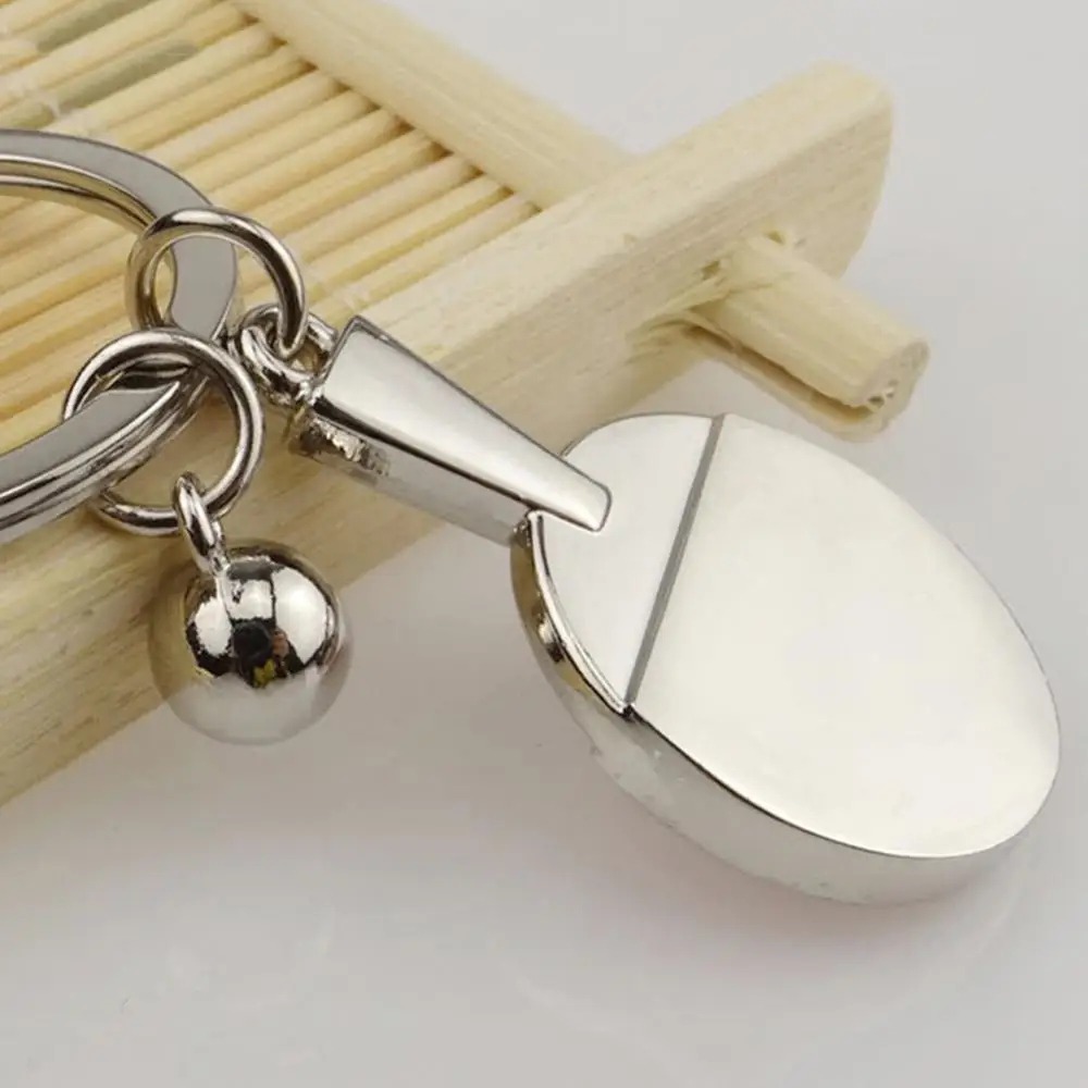 ミニピンポンバットボールキーホルダー 亜鉛合金製 ミニピンポ - Table Tennis Keychain のレビューと価格
