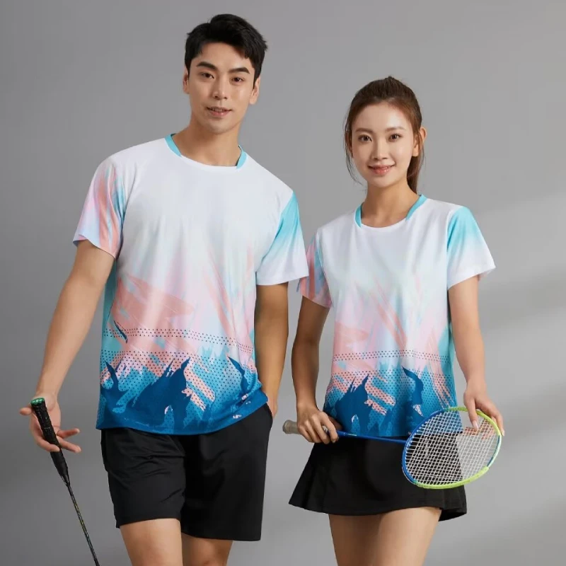卓球ジャージ男性女性半袖スポーツ Tシャツ 3D プリントバ - Table Tennis Jersey Design のレビューと価格