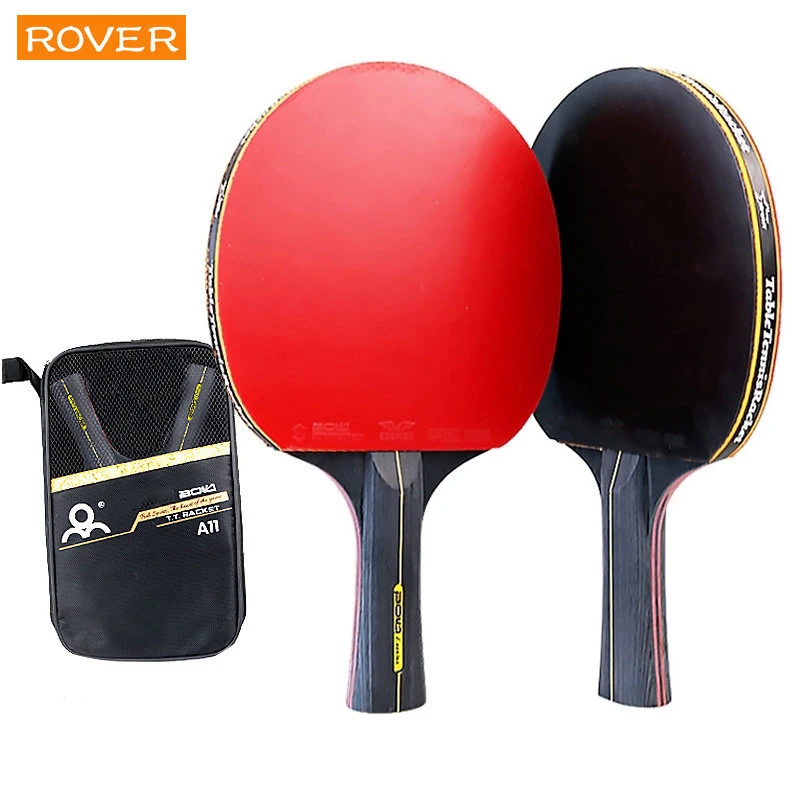 卓球ラケットセット,5つ星,6つ星,2ピース,プロのゴム製ピ - Table Tennis Forehand のレビューと価格