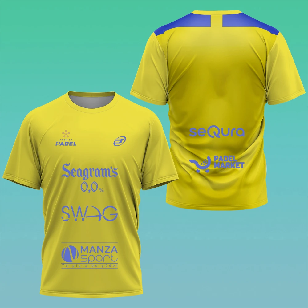 新しいメンズ Tシャツ夏のファッションテニスプリント半袖バド - Table Tennis Xu Xin のレビューと価格
