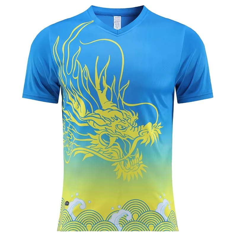 男女兼用速乾卓球Tシャツ チームピンポン ジムフィットネスト - Table Tennis Xu Xin のレビューと価格
