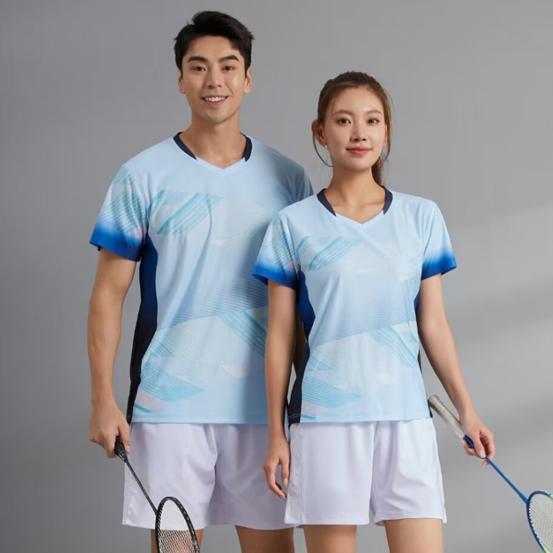 男性と女性のための卓球ジャージー,半袖スポーツTシャツ,3D - Table Tennis Jersey Design のレビューと価格