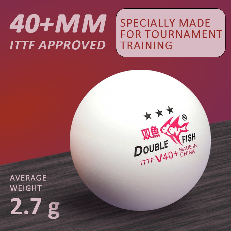 DOUBLE FISH 卓球ボール 3 スター V40+ ピ - Donic Table Tennis Ball のレビューと価格