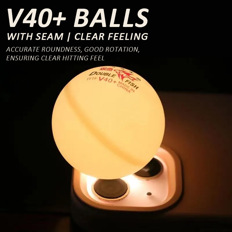 DOUBLE FISH 卓球ボール 3 スター V40+ ピ - Donic Table Tennis Ball のレビューと価格