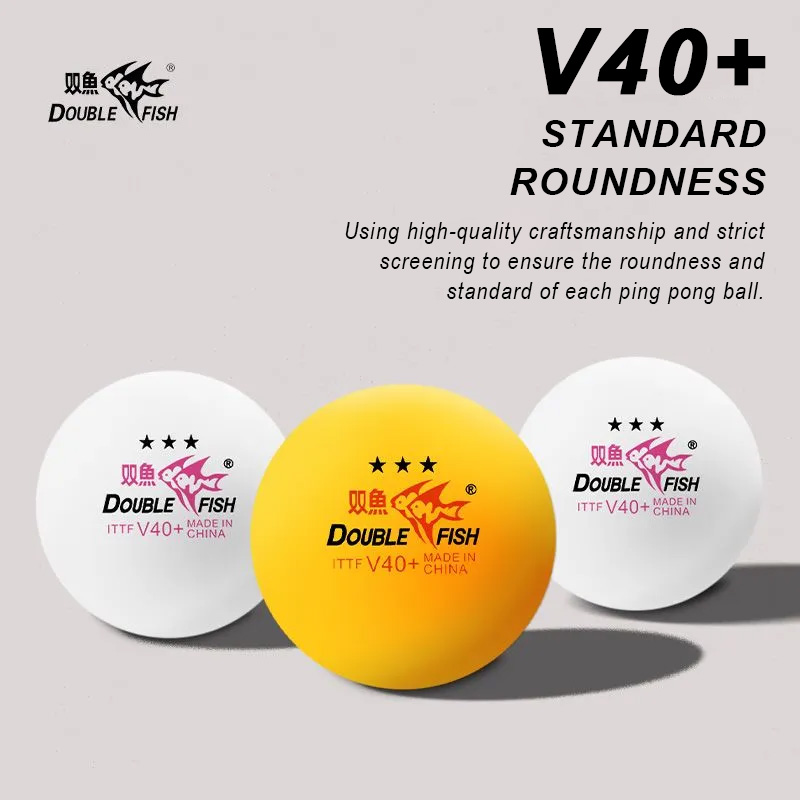 DOUBLE FISH 3 スター V40+ 30/50/1 - Donic Table Tennis Ball のレビューと価格