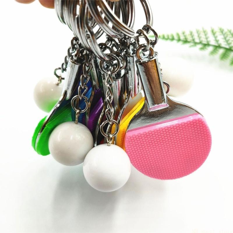 31BE かわいいスポーツミニメタル卓球キーホルダーバッグペ - Table Tennis Keychain のレビューと価格