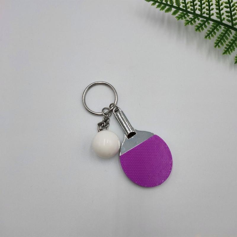 31BE かわいいスポーツミニメタル卓球キーホルダーバッグペ - Table Tennis Keychain のレビューと価格