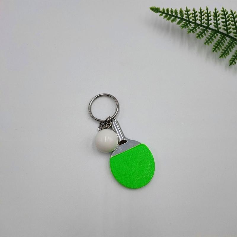 31BE かわいいスポーツミニメタル卓球キーホルダーバッグペ - Table Tennis Keychain のレビューと価格