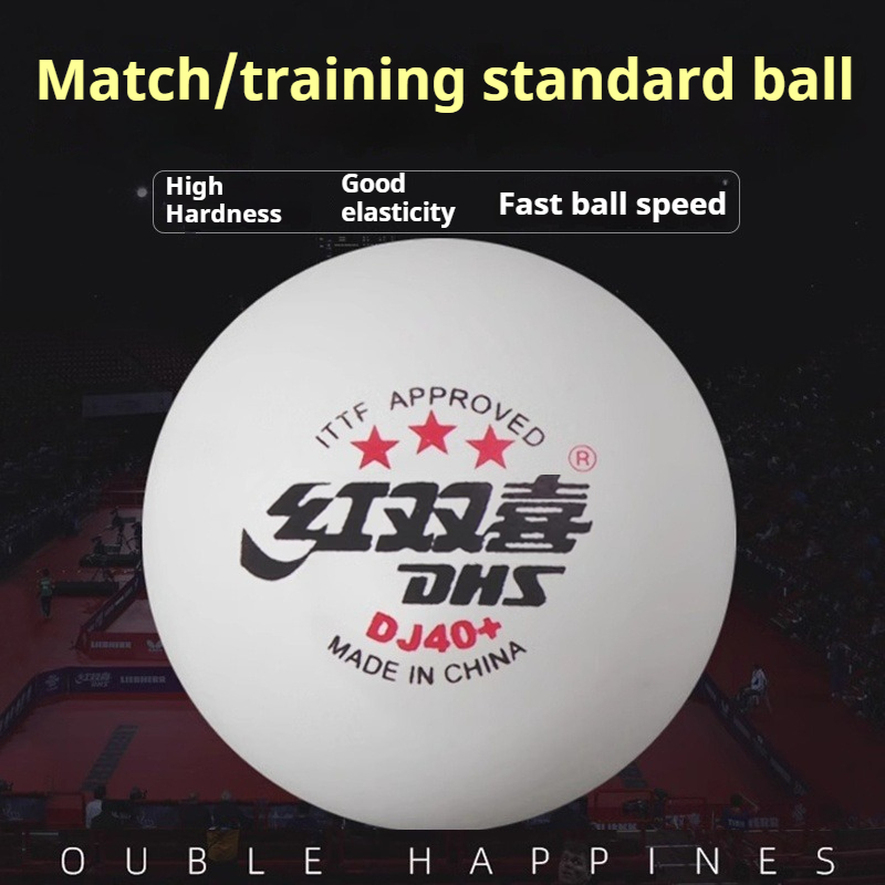 プロ仕様卓球ボール DHS DJ40+ WTT 3スター A - Donic Table Tennis Ball のレビューと価格