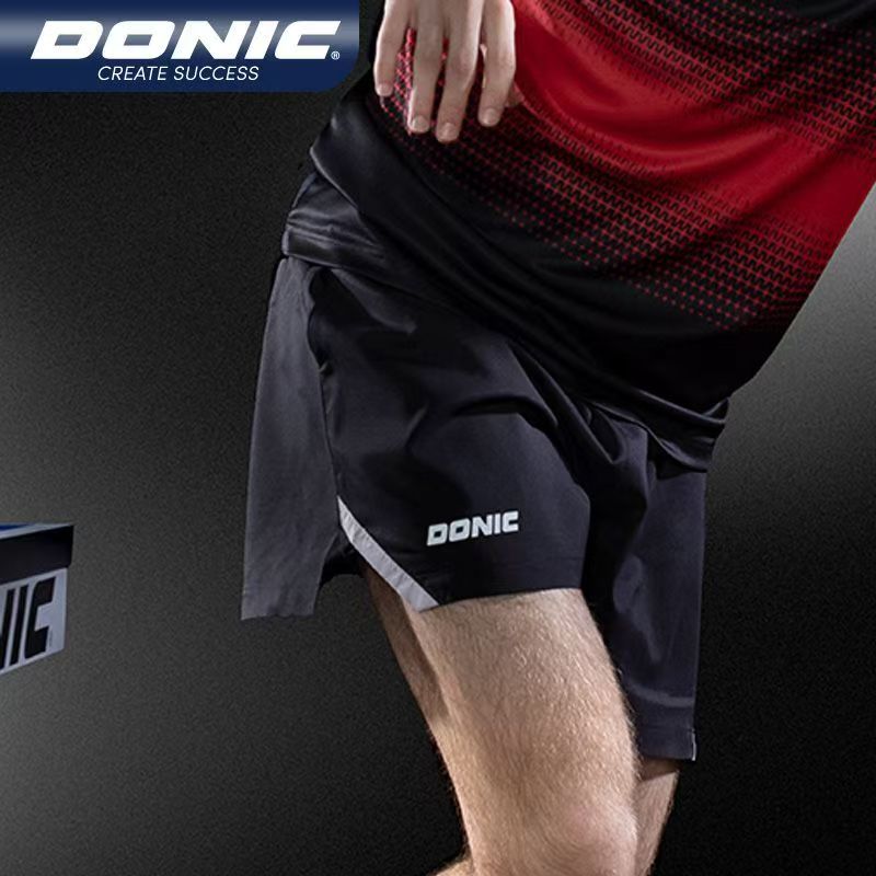 Donic 卓球ショーツ男性と女性の速乾性通気性卓球服スポー - Table Tennis Shorts のレビューと価格