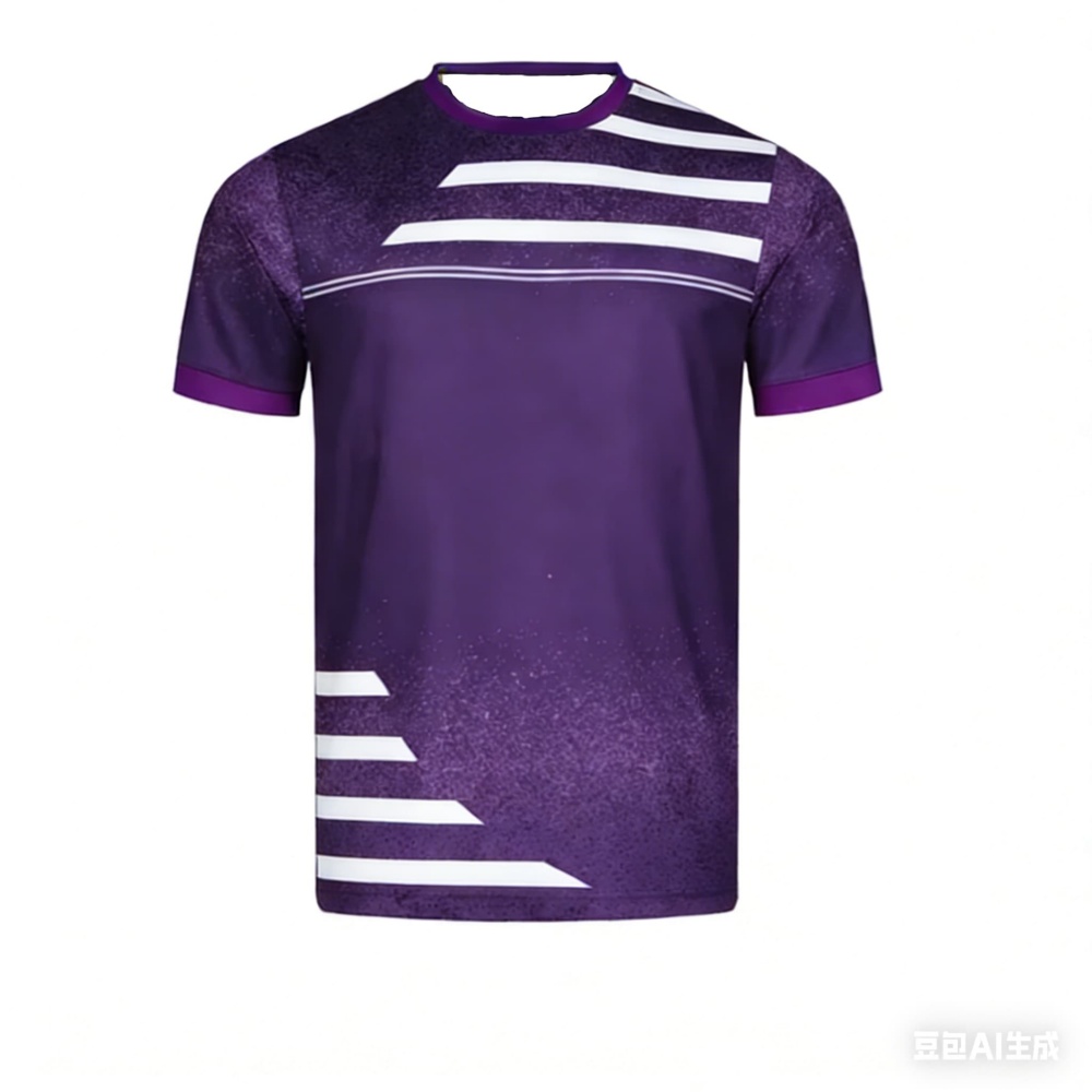 新しい男性卓球 Tシャツグラデーションパターンメンズ夏換気バ - Table Tennis Shorts のレビューと価格