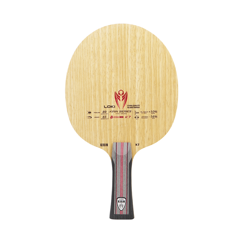 LOKI KIRINシリーズ卓球ブレードK7 7枚合板純木ピ - Table Tennis Paddles のレビューと価格