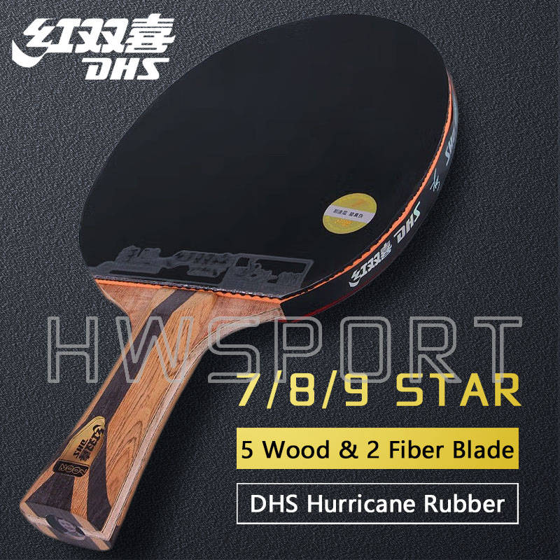 オリジナル DHS 7 スター卓球ラケット攻撃的 8 スター - Table Tennis Xu Xin のレビューと価格